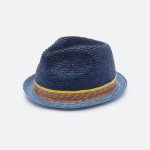 Striped Braid Trilby